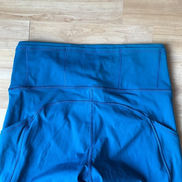Lululemon fast and free 25” legging dark teal - Picture 8 of 14